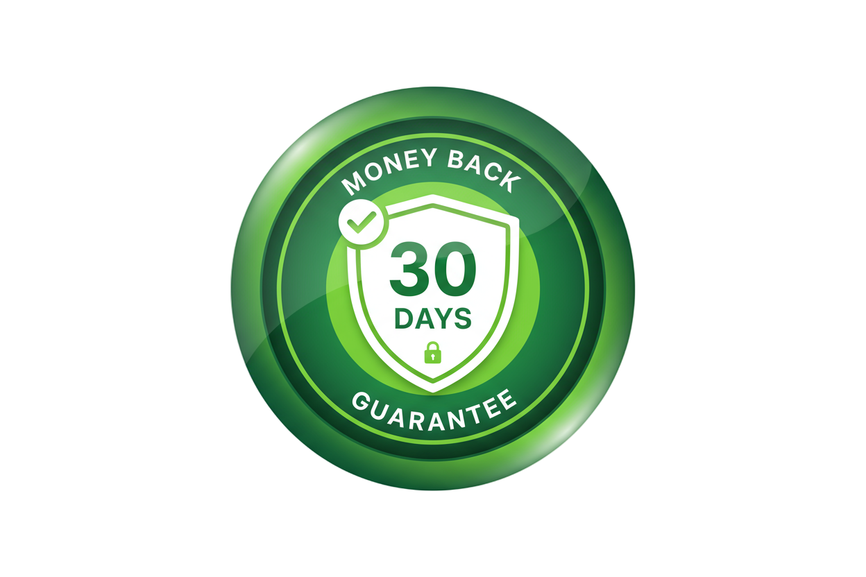 30 days money back garantee
